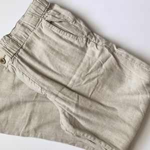 Men’s Tommy Bahama draw string and button linen pants